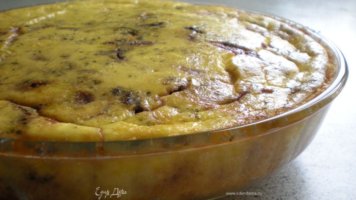 Клафути с красным луком 