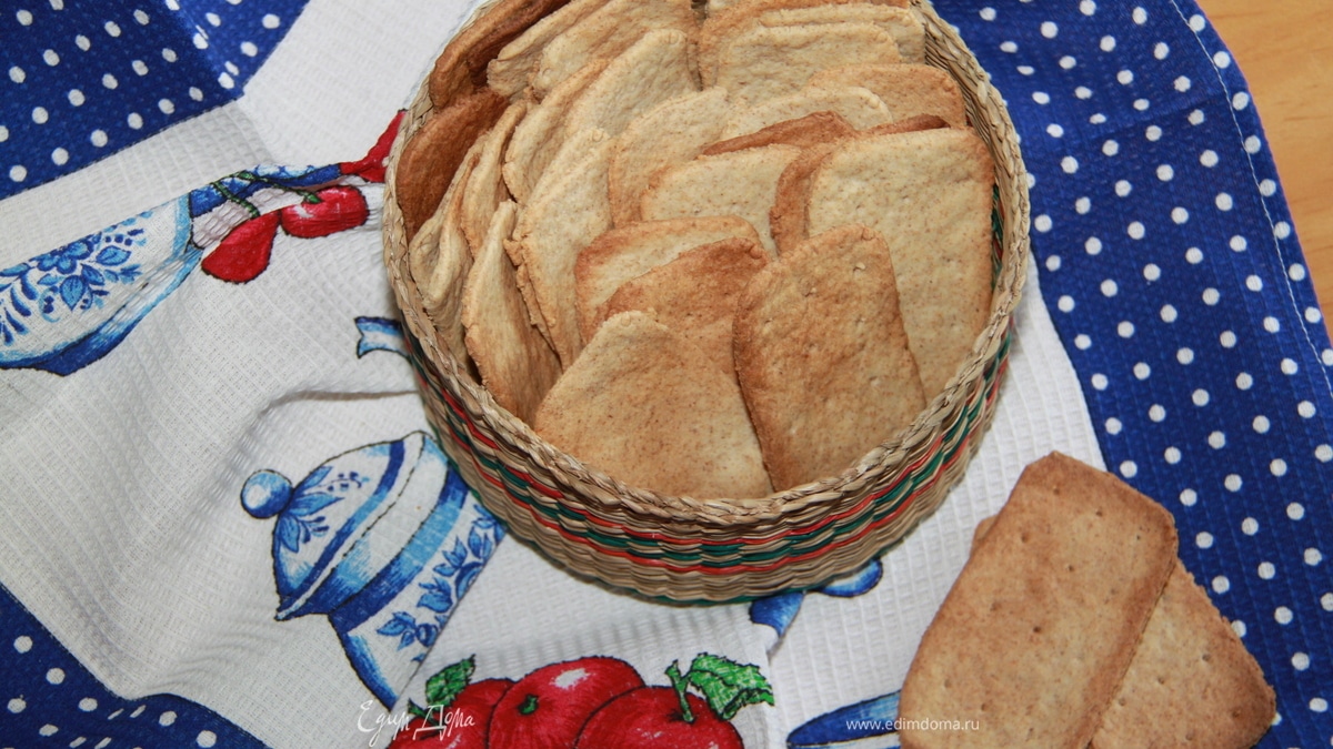 Цельнозерновое печенье а-ля крекеры Грэма (Graham Crackers)