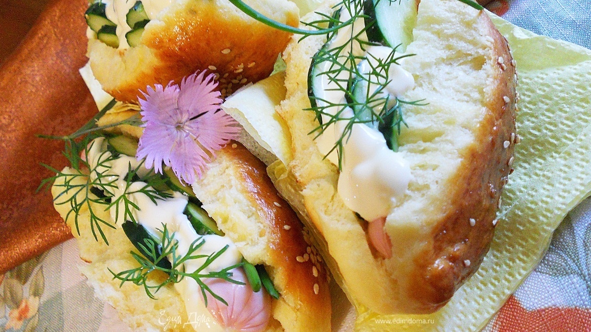 Булочки для хот-догов (очень нежные)