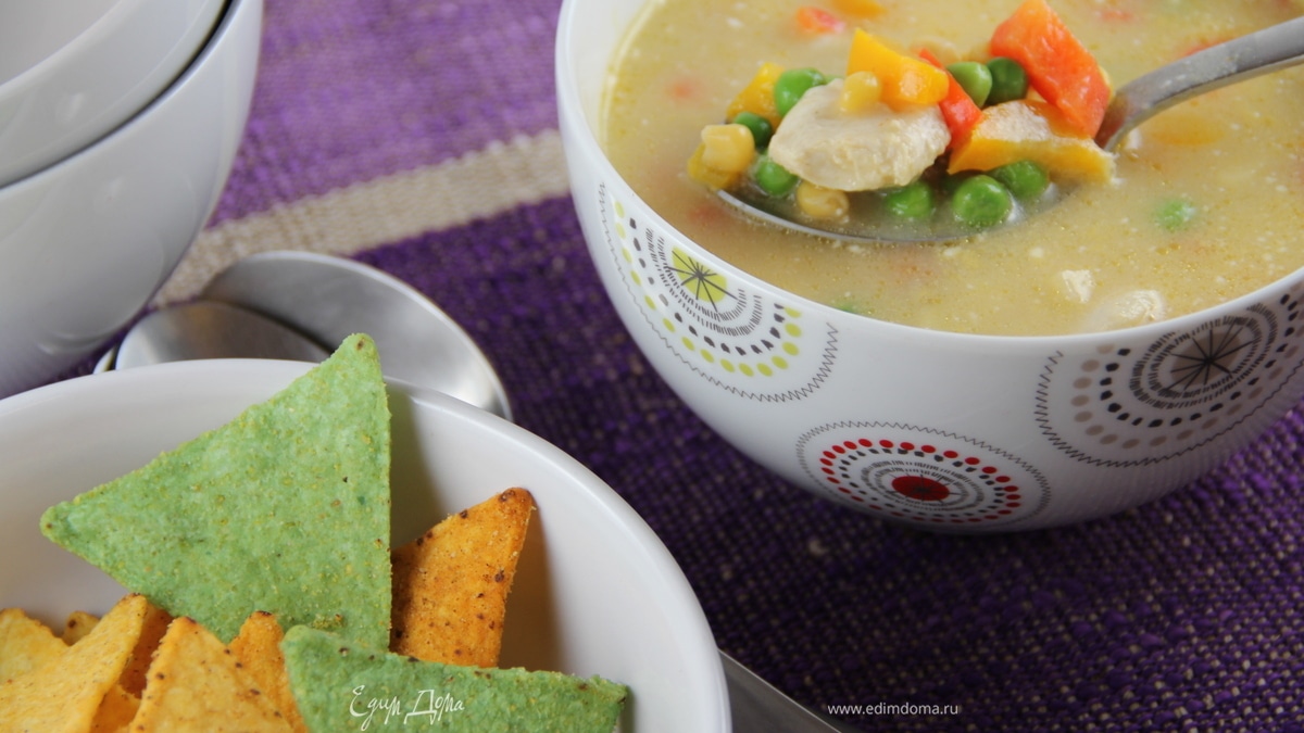 Куриный суп по-мексикански