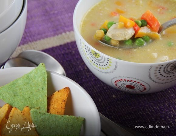 Куриный суп по-мексикански Куриный суп по-мексикански