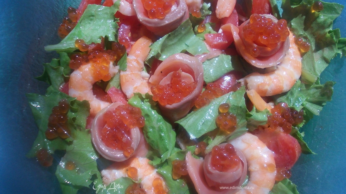 Морской салатик "На скорую руку"