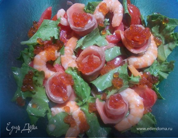 Морской салатик "На скорую руку" Морской салатик "На скорую руку"