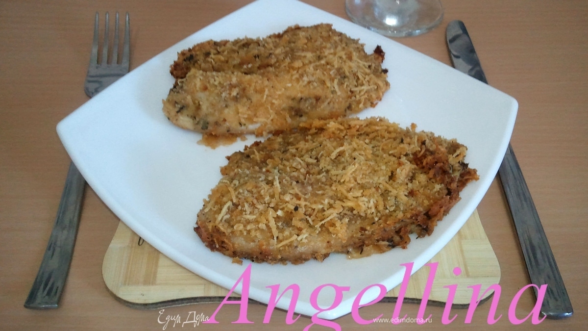 Мятная тилапия в сырной корочке