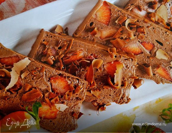 Холодный десерт "Клубника в шоколаде" ("Вкус лета") Холодный десерт "Клубника в шоколаде" ("Вкус лета")