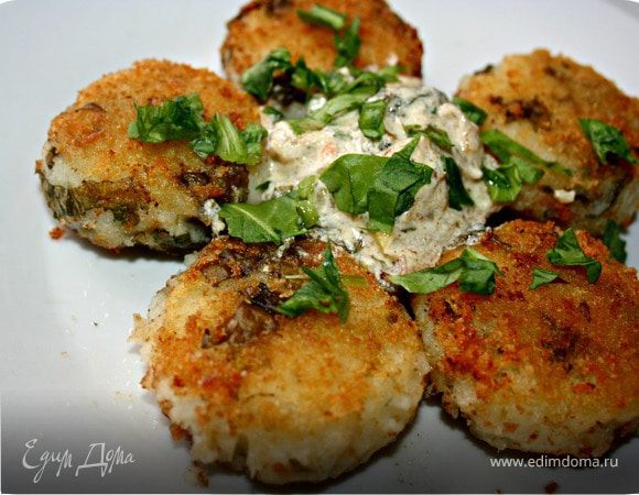 Картофельные котлеты с щавелем Картофельные котлеты с щавелем