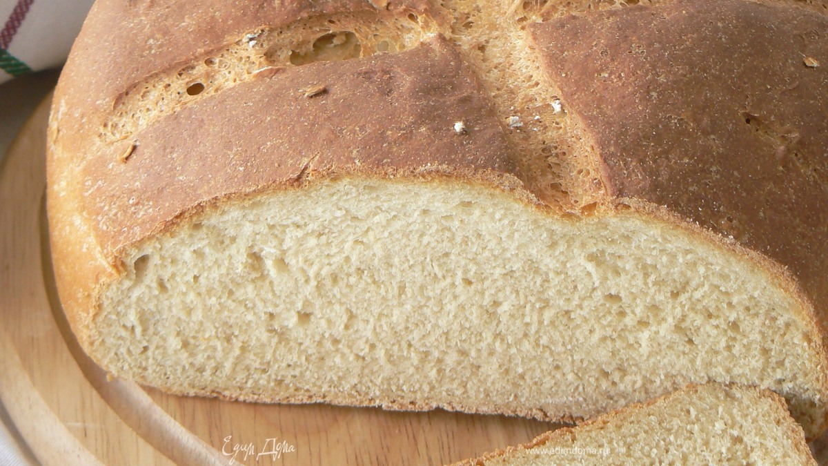 Кисломолочный хлеб с кукурузной мукой