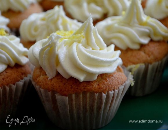 Капкейки с лимонным курдом