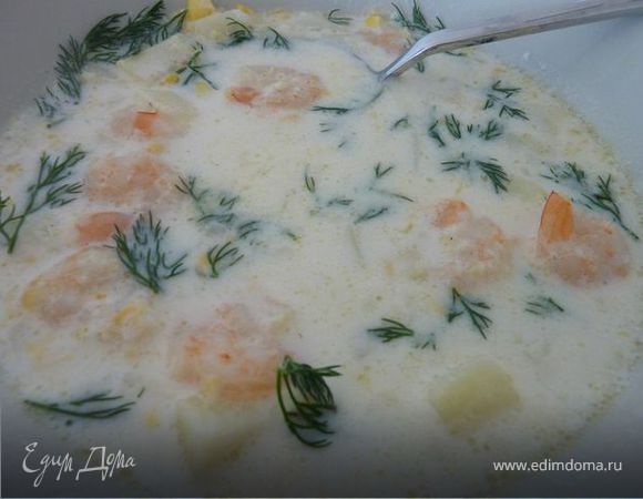 Похлебка с креветками 