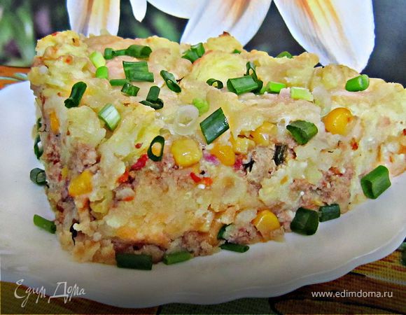 Мясная запеканка для воскресного обеда