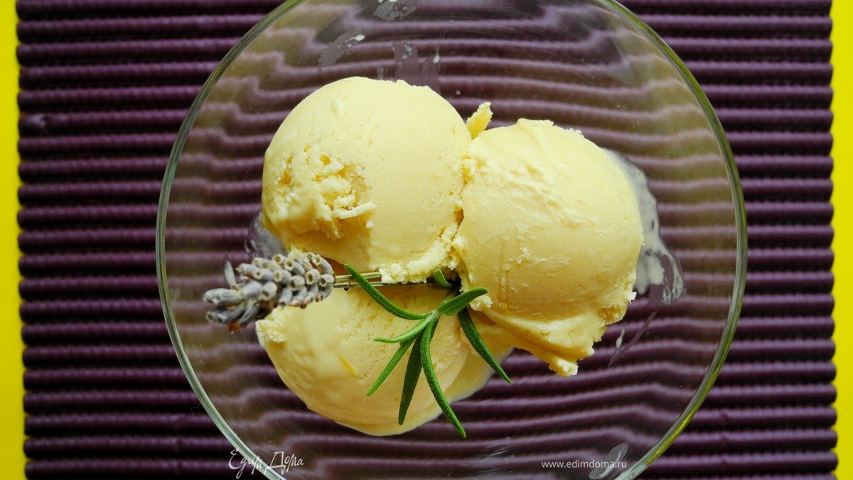 Средиземноморское мороженое из оливкового масла ("Вкус лета")