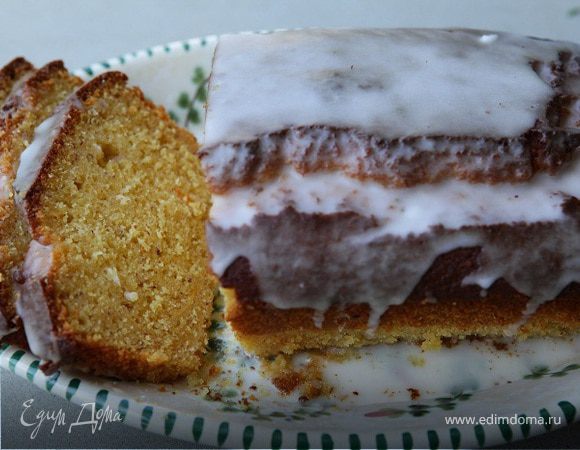 Апельсиновый кекс с миндалем и кокосом Апельсиновый кекс с миндалем и кокосом