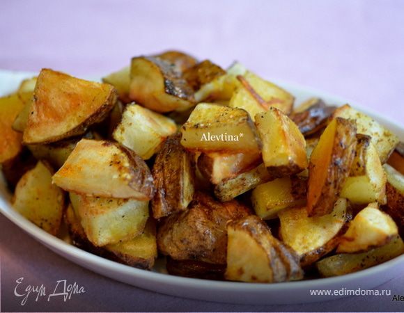Пряный картофель в духовке