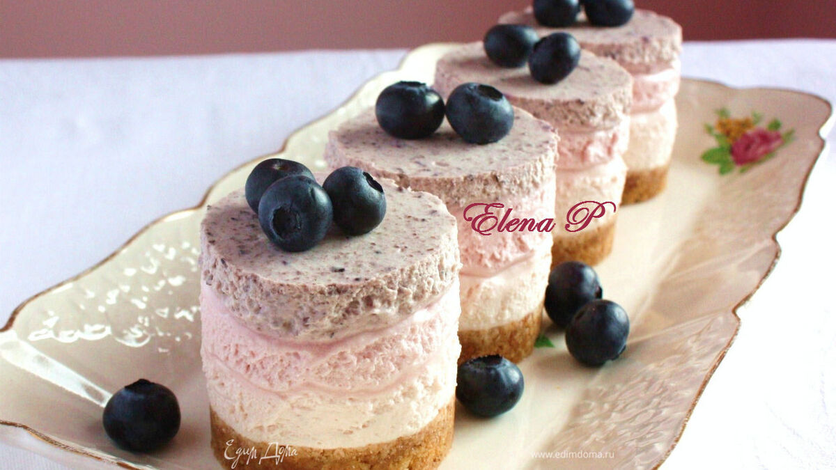 Тройные ягодные чизкейки