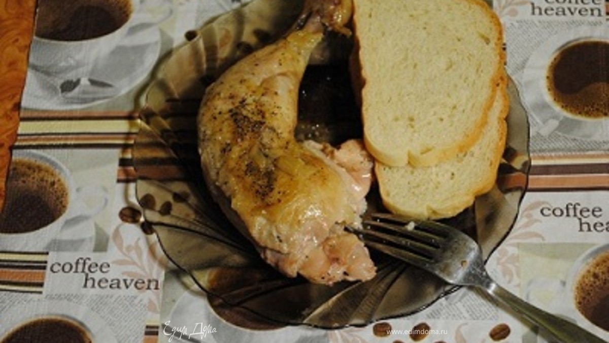 Простые куриные окорочка в мультиварке