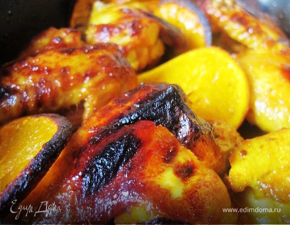 Курица с апельсинами