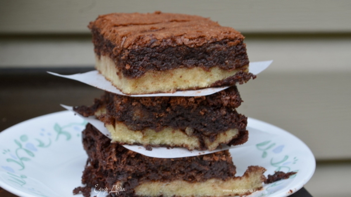 Брауни с арахисовым маслом