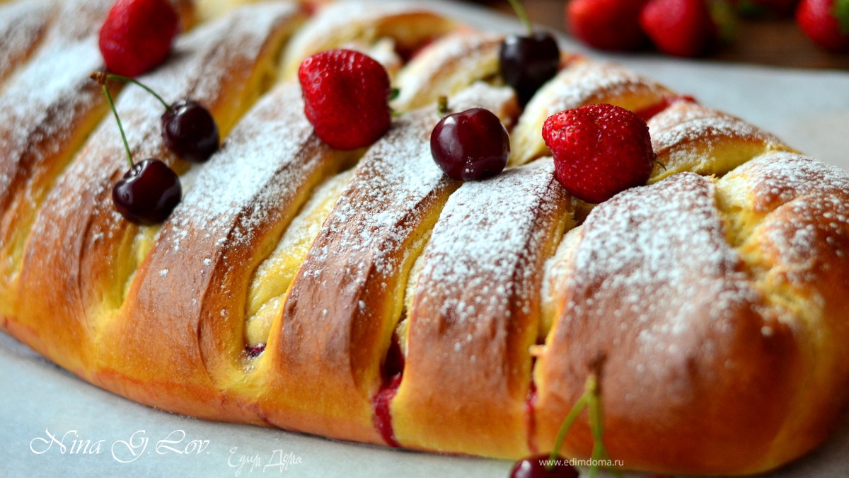 Клубничная плетенка (вся в самом соку)