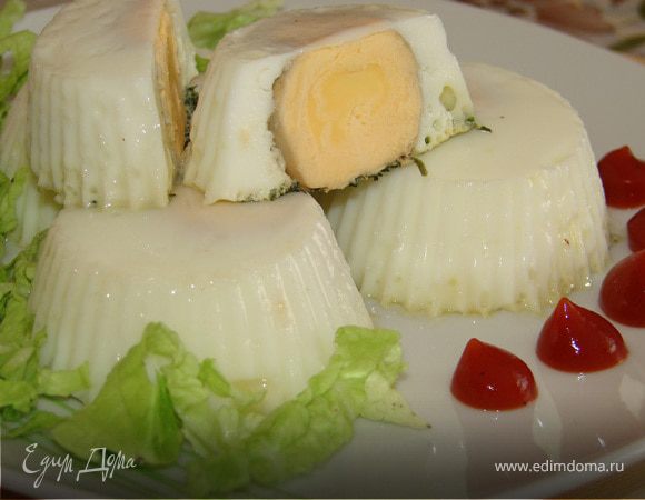 Яичные "кексы" на пару