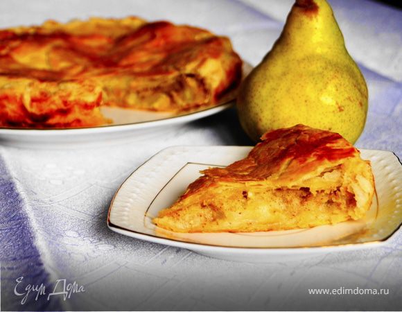 Питивье с сочными грушами Питивье с сочными грушами