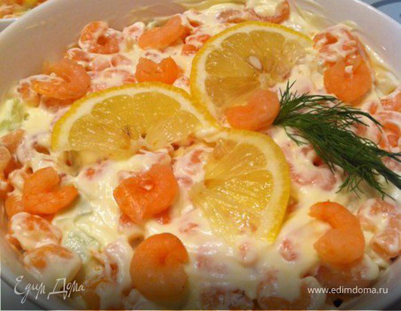 Салат с креветками Салат с креветками