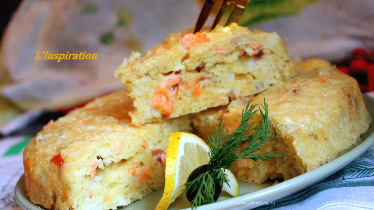 Очень нежный рыбный пирог