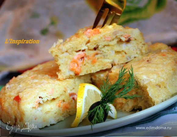 Очень нежный рыбный пирог Очень нежный рыбный пирог