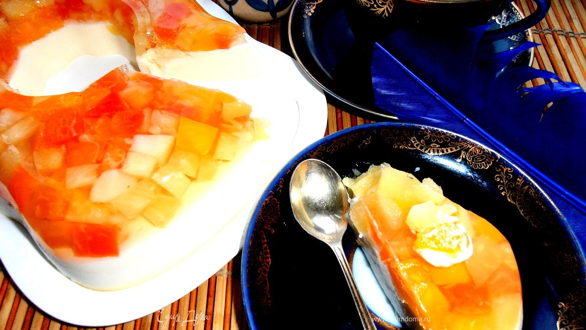 Творожный десерт-желе "Тропикано" для Лали