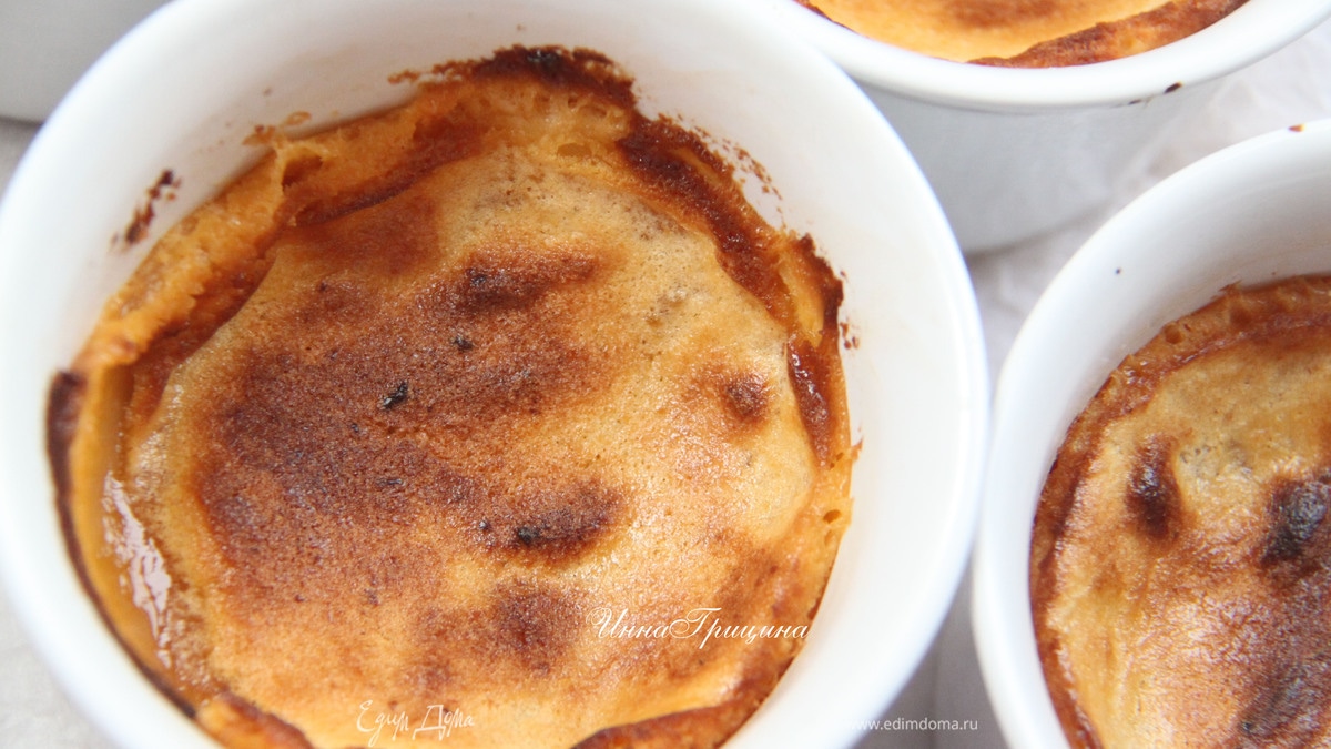 Бананово-грейпфрутовый флан