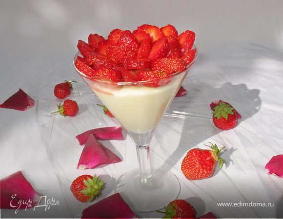 Холодный крем сабайон с шампанским Холодный крем сабайон с шампанским