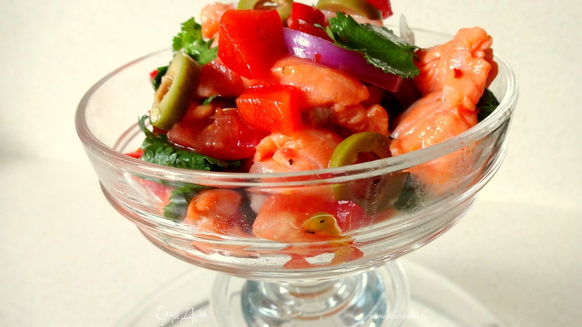 Севиче из лосося