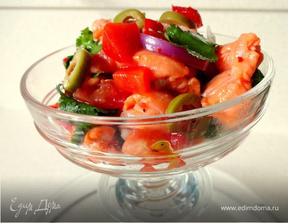 Севиче из лосося