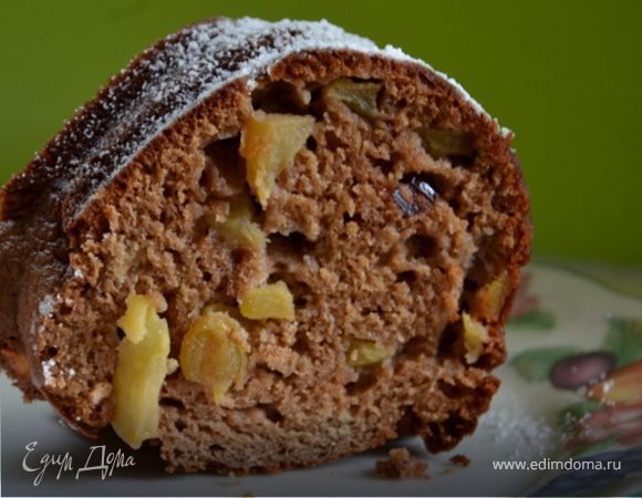 Яблочный кекс с изюмом и клюквой Яблочный кекс с изюмом и клюквой