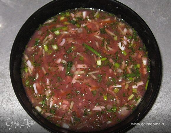 Борщ холодный Борщ холодный