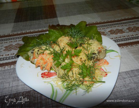 Минтай на "подушке" Минтай на "подушке"