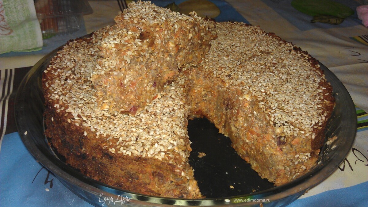 Морковно-творожная запеканка