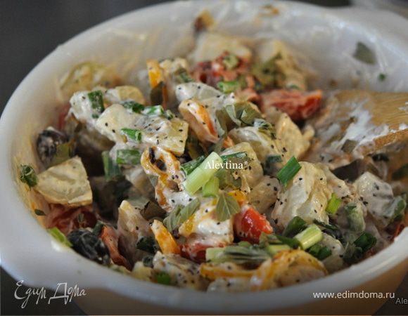 Средиземноморский картофельный салат Средиземноморский картофельный салат