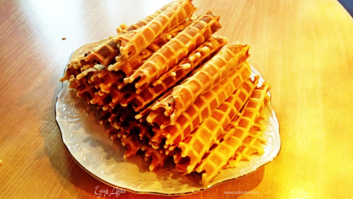 Вафли в вафельнице по ГОСТУ