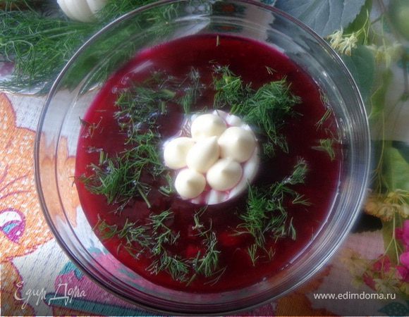 СВЕКОЛЬНИК С СЕКРЕТОМ ("Холодные супы")