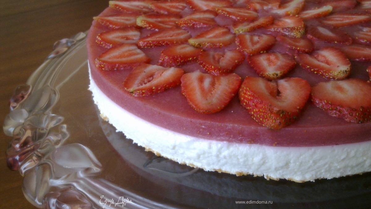 Творожный десерт "Клубничное настроение"