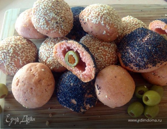 Оливки в хрустящих платочках