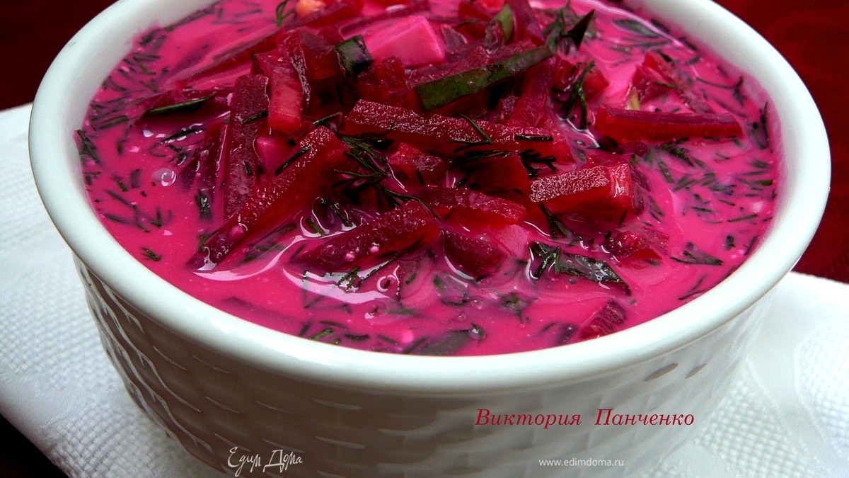 Свекольник-холодник ("холодные супы")