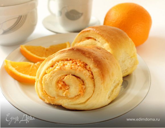 Булочки апельсиново-кокосовые