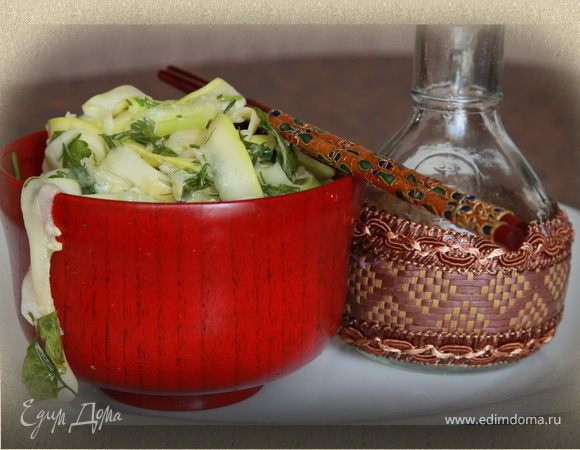 Быстрые маринованные кабачки