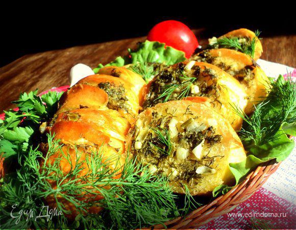 Багет, запеченный в фольге Багет, запеченный в фольге