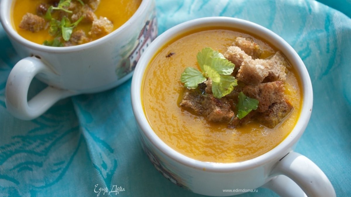 Быстрый морковный суп ("Холодные супы")