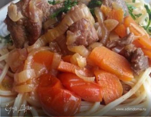 Баранина в винном соусе Баранина в винном соусе