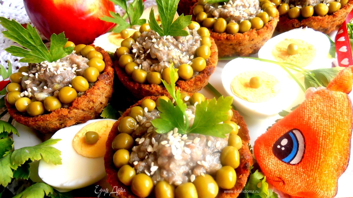 Форшмак в хлебных корзиночках для Анечки (Strelec)