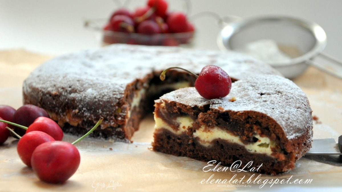 Шоколадный пирог с маскарпоне