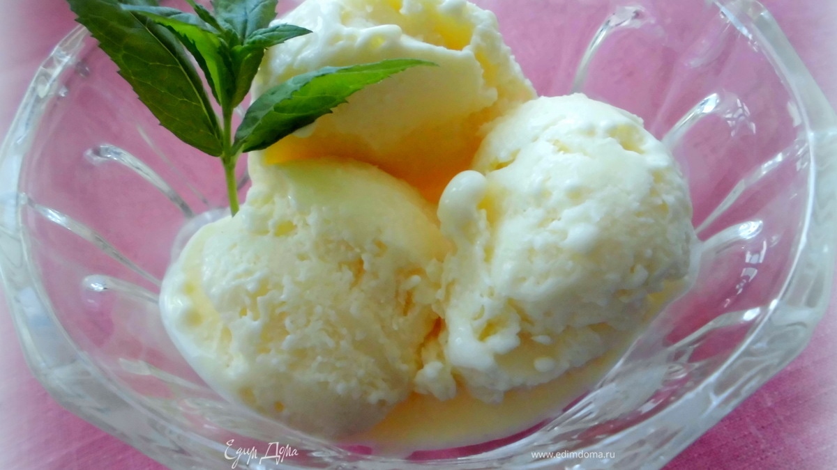 Ванильное мороженое